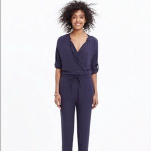 Madewell Novelist navy jumpsuit